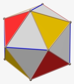 Polyhedron Snub 4-4 Right - Triangle, HD Png Download, Free Download