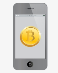 Bitcoin Inside Iphone - Vector Graphics, HD Png Download, Free Download