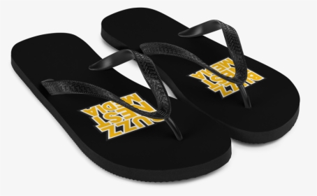 Buzz Nest Media Logo Black Flip Flops Right - Flip-flops, HD Png Download, Free Download