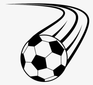 Soccer Ball In Motion Drawing, HD Png Download, Free Download