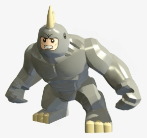 Lego Marvel Super Heroes The Video Game - Lego Marvel Rhino, HD Png Download, Free Download