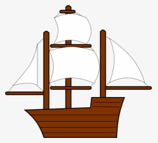 Sail Ship Clipart - Sailing Ship Clipart, HD Png Download, Free Download