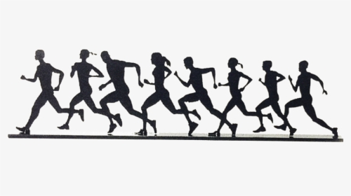 Group Of - Group Runners Silhouettes Png, Transparent Png, Free Download