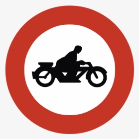Panneau De Signalisation Accès Interdits Aux Motos - No Motorcycles Sign, HD Png Download, Free Download