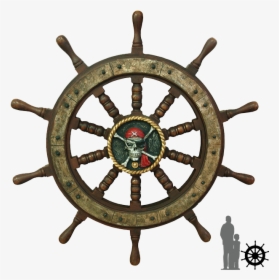 Pirate Wheel Png - Pirate Ship Ships Wheel, Transparent Png, Free Download
