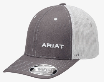 Ariat Men"s flex Fit Offset Logo Pinstripe Cap - grey - Ariat Hat, HD Png Download, Free Download