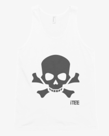 Pirates Fine Jersey Tank Top Unisex By Itee - Skull, HD Png Download, Free Download