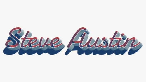 Steve Austin 3d Letter Png Name - Calligraphy, Transparent Png, Free Download