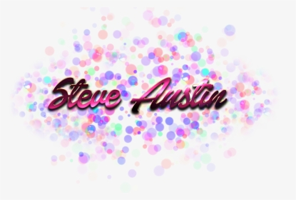 Steve Austin Name Logo Bokeh Png - Miriam Name, Transparent Png, Free Download