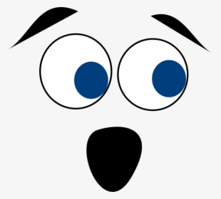 Transparent Surprised Face Png - Scared Face Cartoon Png, Png Download, Free Download