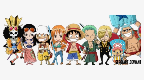 One Piece 9 Straw Hat Pirates Hd Png Download Kindpng