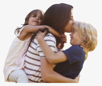 Mum With Kids, HD Png Download, Free Download