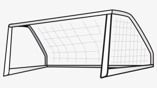 Clip Art Football Field Side View - Soccer Net Clipart, HD Png Download, Free Download