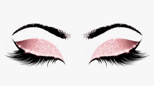 Pink Eyelashes Logo, HD Png Download, Free Download