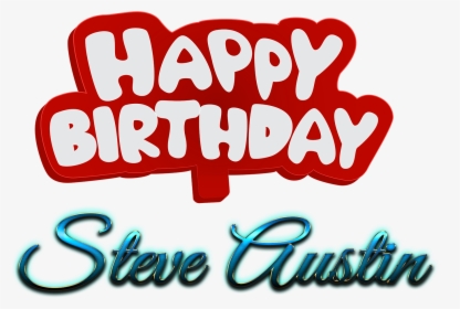 Steve Austin Happy Birthday Name Logo - Calligraphy, HD Png Download, Free Download