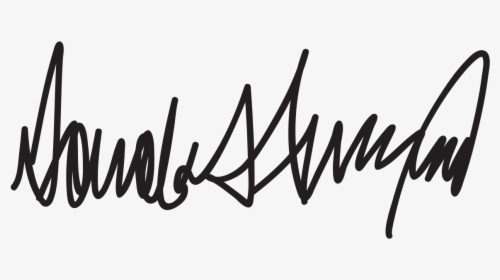 Donald Trump Signature Png, Transparent Png, Free Download