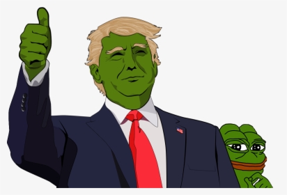 Trump Pepe Thumbs Up, HD Png Download, Free Download