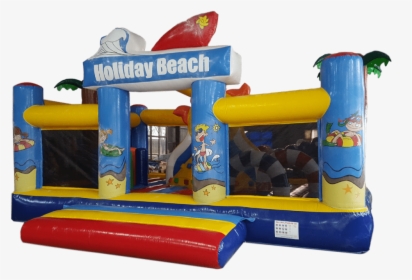 Holiday Beach Play Zone Large Bouncy Castle - Inflatable, HD Png Download, Free Download