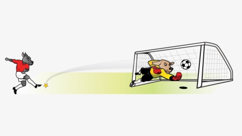 Soccer Football Goal Free Picture - Scores A Goal Clipart, HD Png Download, Free Download