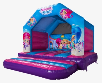 12 X 12 A Frame Bouncy Castle Shimmer And Shine - Shimmer And Shine Bouncy Castle, HD Png Download, Free Download