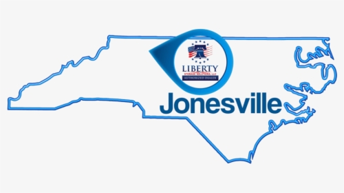 Jonesville-map - North Carolina Outline Free, HD Png Download, Free Download