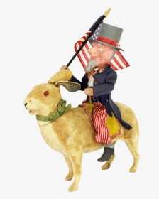 Antique German Rabbit Candy Container With Uncle Sam, HD Png Download, Free Download