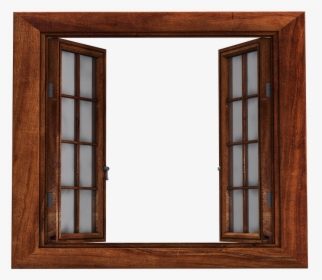 Window Png File Download Free - Window Frame Transparent Wood, Png Download, Free Download