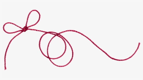 Transparent Crochet Yarn Clipart - Red String Transparent Background, HD Png Download, Free Download