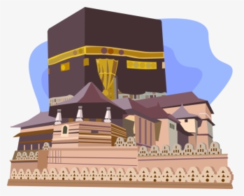 Vector Illustration Of Kabah Or Kaaba Al Masjid Al, HD Png Download, Free Download