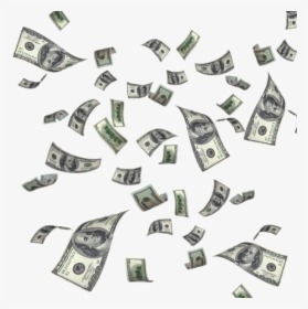 Clip Art Money Falling Vector - Raining Money No Background, HD Png Download, Free Download