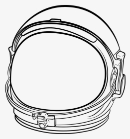 Collection Of Free Astronaut Drawing Line Download - Clip Art Astronaut Helmet, HD Png Download, Free Download