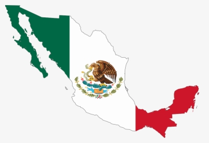 Mexican Flag Clip Art Free - Mexican Flag On Mexico, HD Png Download, Free Download