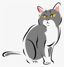 Cats Clipart - Cat Cartoon Gif Png, Transparent Png, Free Download