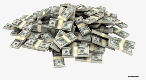 Transparent Stack Of Money Clipart Black And White - Transparent Stacks Of Money, HD Png Download, Free Download