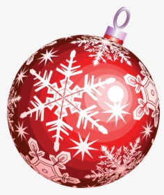 Red Christmas Ball Toy Png Image - Christmas Ball Png Hd, Transparent Png, Free Download