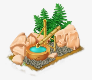 Fountain Clipart Top View - Hay Day Bamboo, HD Png Download, Free Download