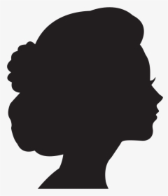 Head, Female, Woman, Girl, People, Person, Human - Side Profile Face Silhouette, HD Png Download, Free Download