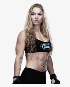 Ronda Rousey Clipart Wwe - Ronda Rousey Black Background, HD Png Download, Free Download