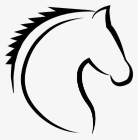 Horse Head Mask Foal Silhouette Jumping - Horse Head Silhouette Png, Transparent Png, Free Download