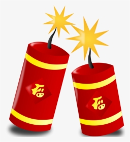 Chinese New Year Clip Art Png - Chinese New Year Fireworks Clipart, Transparent Png, Free Download