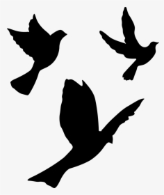 Flying Doves Group - Flying Dove Svg, HD Png Download, Free Download