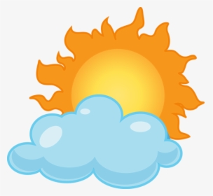 Cloud Clipart Cloudy Day - Sunny Clipart, HD Png Download, Free Download