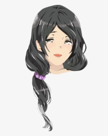 Woman Head Girls Head Black Hair Woman Free Picture - Anime Girl Head Png, Transparent Png, Free Download