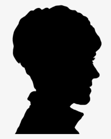Face Silhouette Of Young Woman - Boy Face Silhouette Png, Transparent Png, Free Download