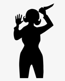 Creepy Silhouette In Window - Psycho Png, Transparent Png, Free Download