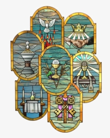 Catholic Stained Glass Window Png Image - Catholic Stained Glass Window Designs, Transparent Png, Free Download