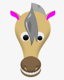 Comic Horse Face Clip Arts - Horse Face Clipart, HD Png Download, Free Download