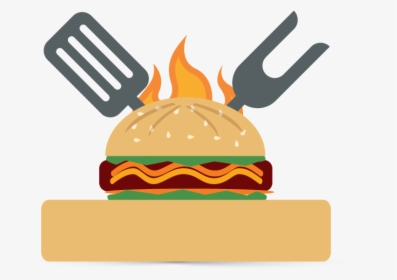 Burger Clipart Logo Design Png - Burger Logo Design Png, Transparent Png, Free Download
