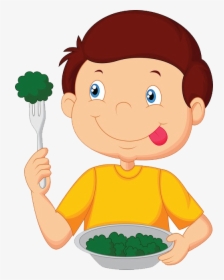 Eat Clipart Child Food - Kids Eating Cartoon, HD Png Download ...