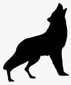 Silhouette, Wolf, Howling, Art, Wild, Animal, Nature - Howling Wolf Png, Transparent Png, Free Download